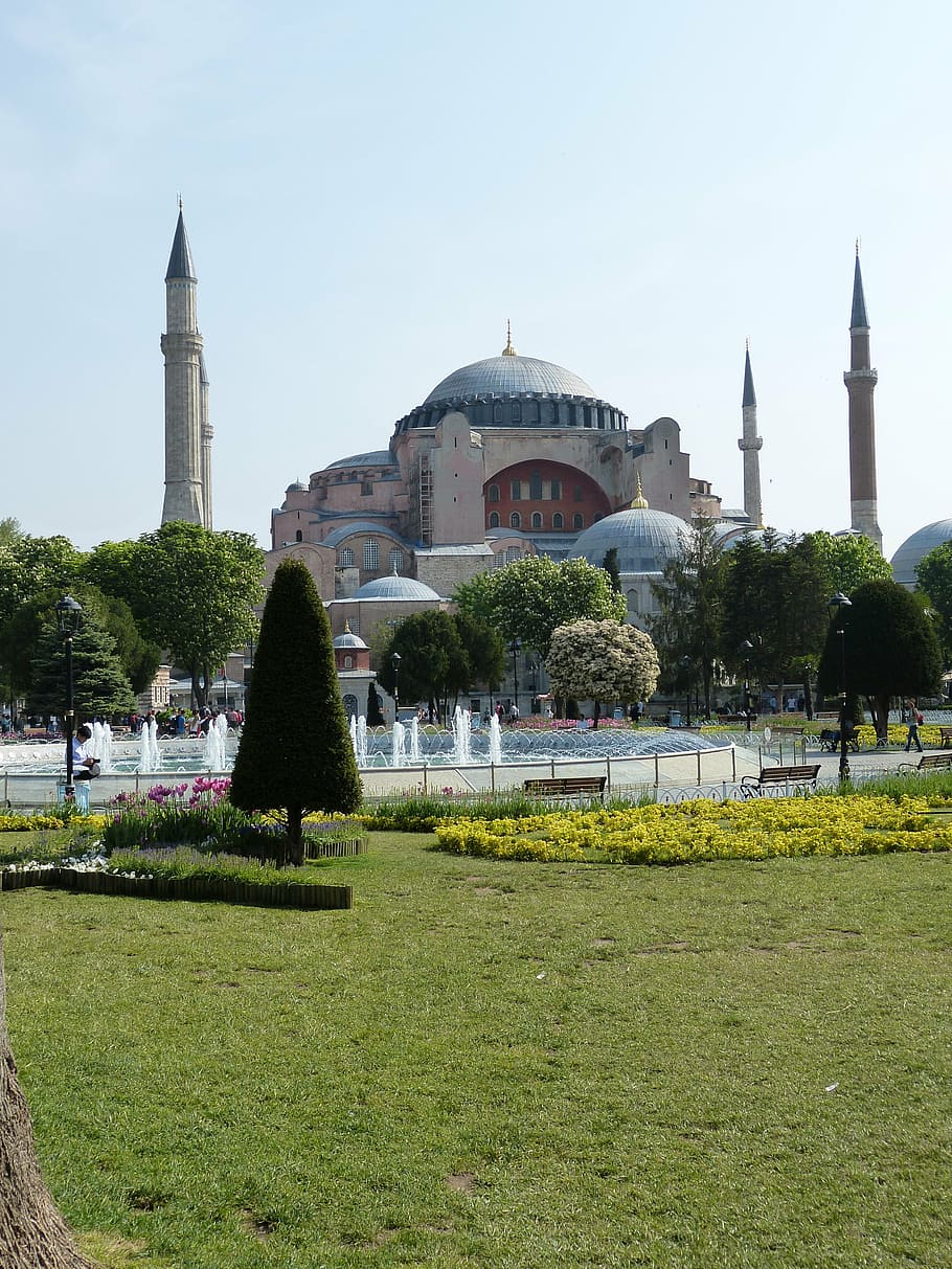 istanbul, turkey, hagia sophia, mosque, hagia sofia, church, HD wallpaper