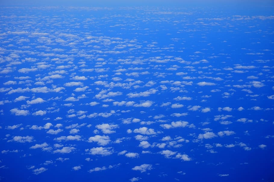 clouds, sky, fly, above the clouds, blue, beauty in nature HD wallpaper