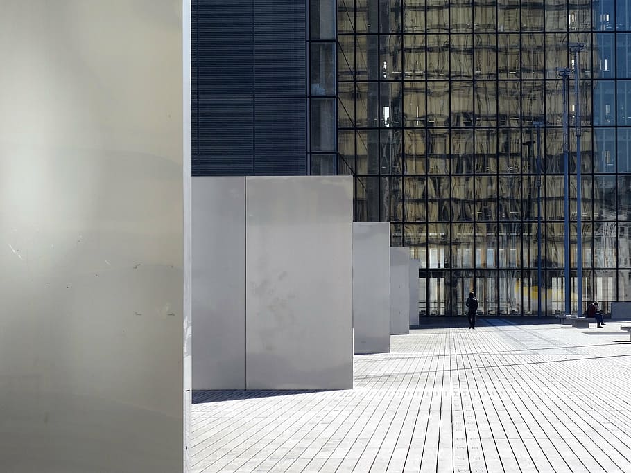 bibliothèque nationale de france, paris, architecture, modern, HD wallpaper