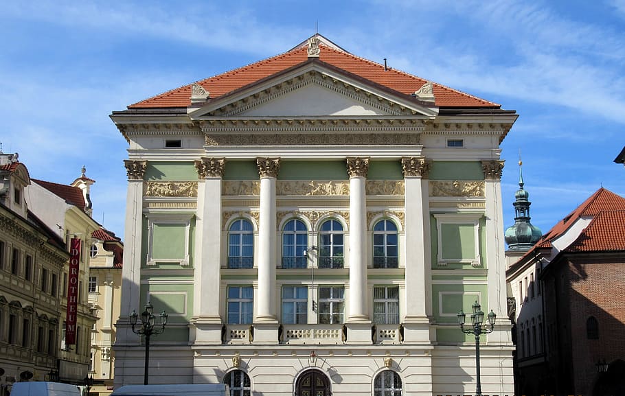 prague, facade, architecture, building exterior, built structure HD wallpaper