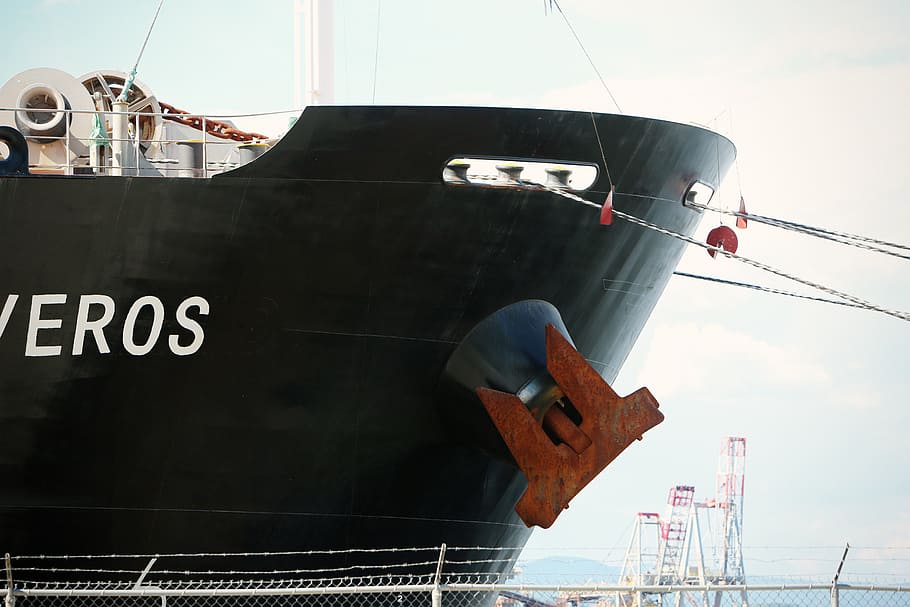 anchor, ship, harbor, quebec, boat, port, cargo ship, huge HD wallpaper