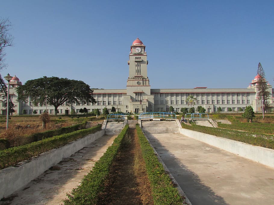 Building, Architecture, Academic, institution, university, karnataka university HD wallpaper