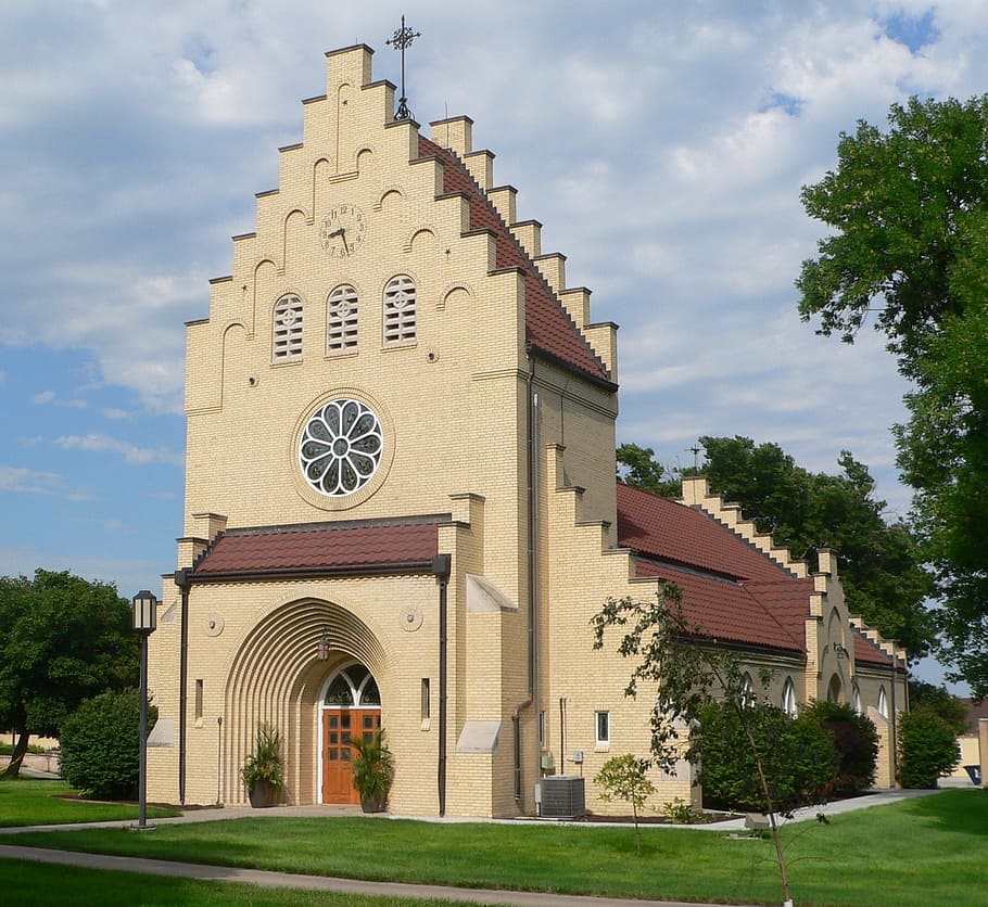 zion, chapel, mosaic, bethphage, village, axtell, nebraska