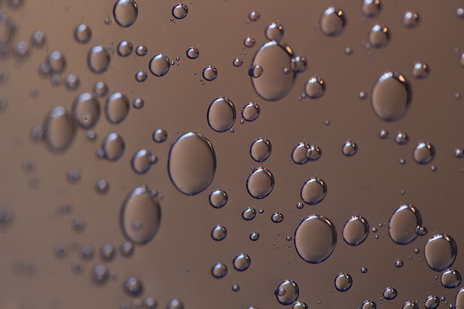 air bubbles, blow, water, oxygen, blubber, reflections, macro, HD wallpaper