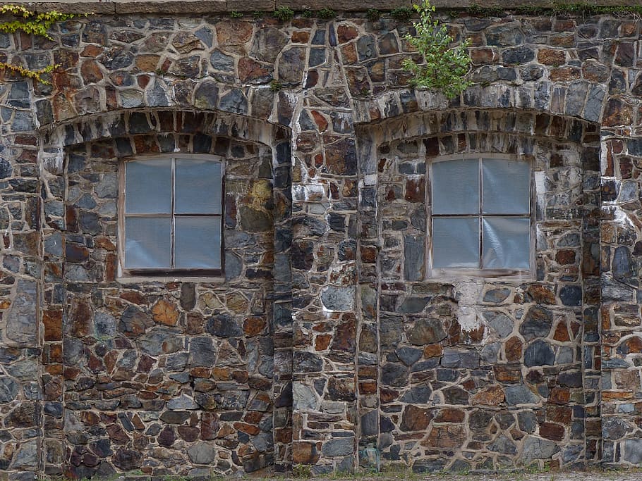 wall, old, stone, architecture, window, built structure, building exterior HD wallpaper