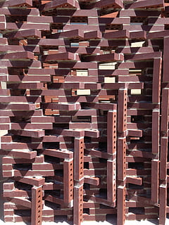 Bricks, Red, Wall, Architecture, Texture, masonry, building HD wallpaper