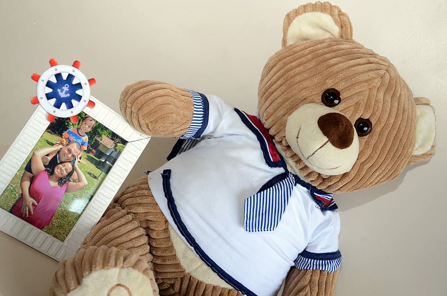 Teddy Bear, Plush, Toy, Cute, indoors, one person, childhood HD wallpaper