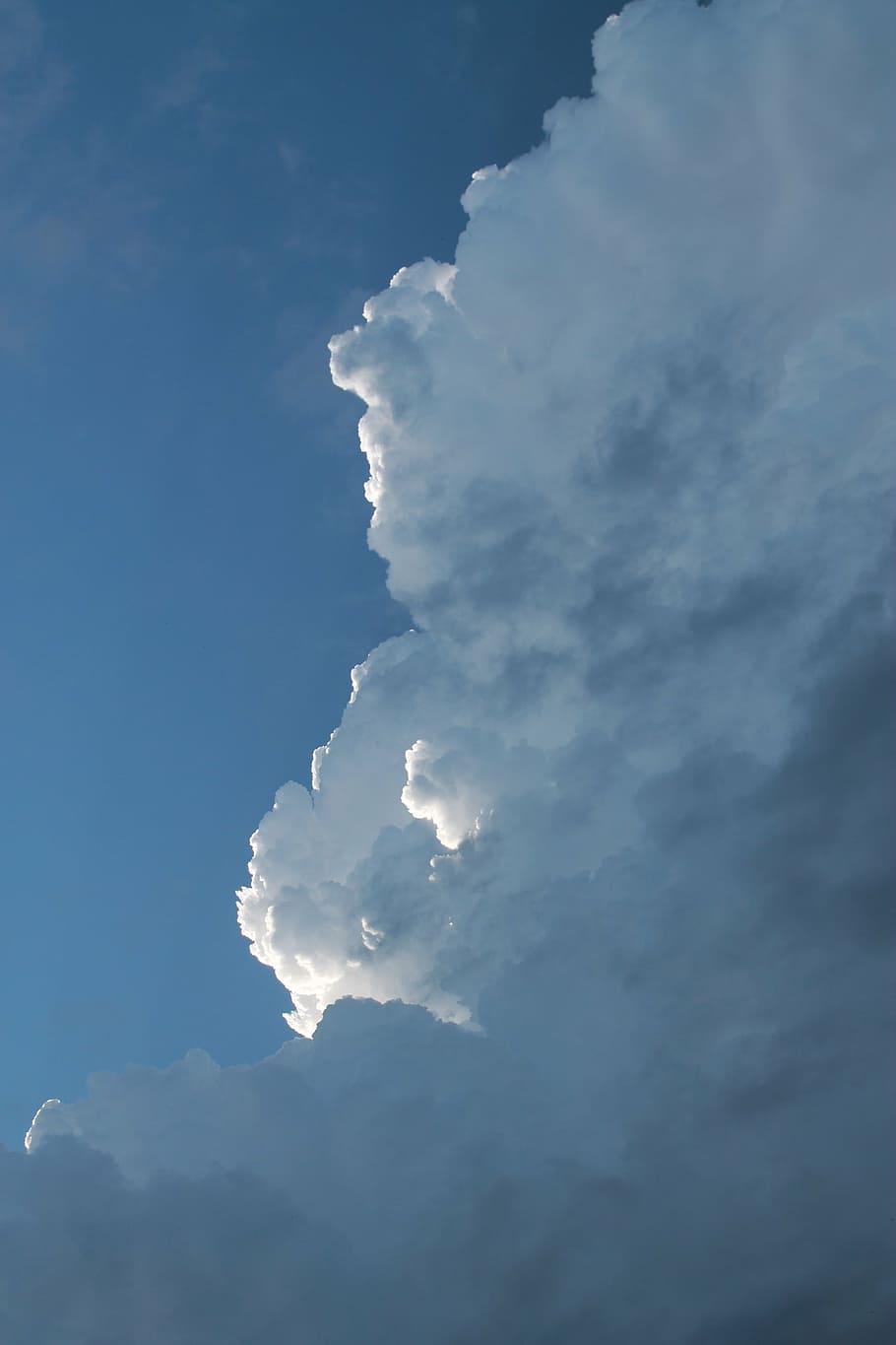 cumulonimbus, clouds, thundercloud, cumulus, sky, blue, clouds form HD wallpaper