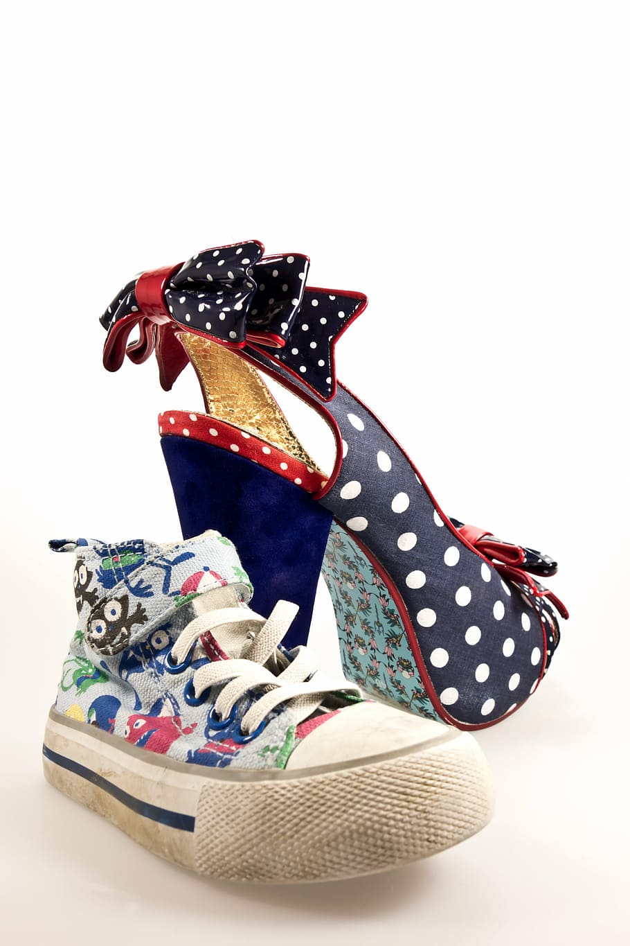 shoes, small, large, high hooked, paragraphs, chuck's, children's shoes HD wallpaper