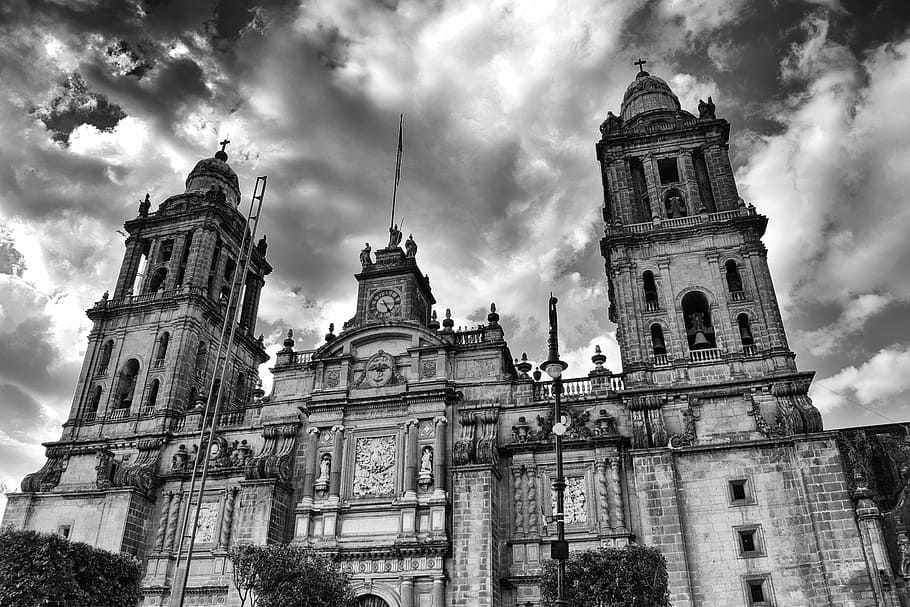 architecture, churches, cathedral, parish, mexican, catholic HD wallpaper