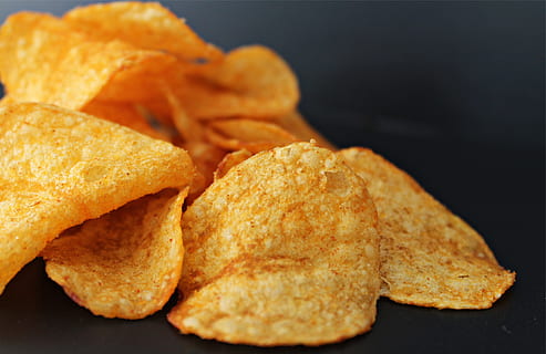 potato chips, knabberzeug, crispy, nibble pastries, party, unhealthy HD wallpaper