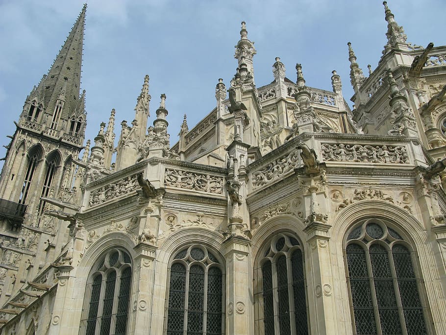 Normandy, Monastery, Abbey, architecture, building exterior HD wallpaper