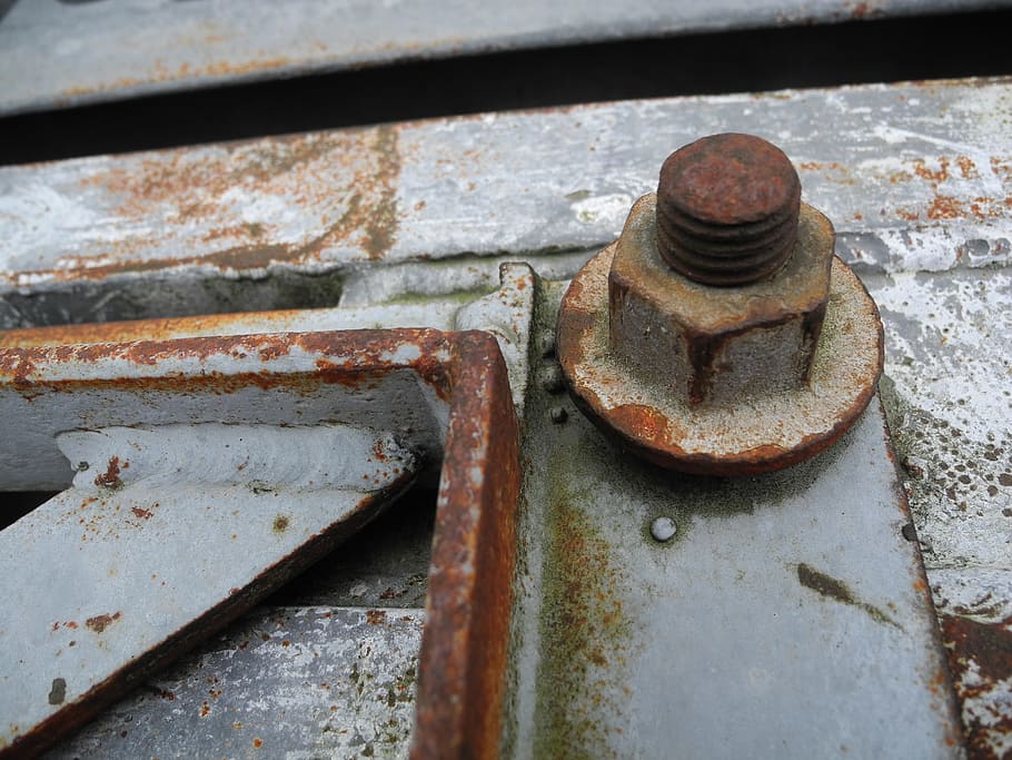 screw, stainless, technology, old, rusted, corrosion, iron HD wallpaper