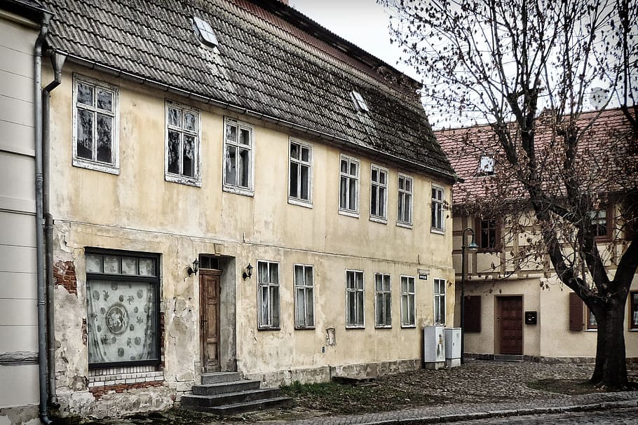 Home, Old, Architecture, leave, old house, facade, building HD wallpaper