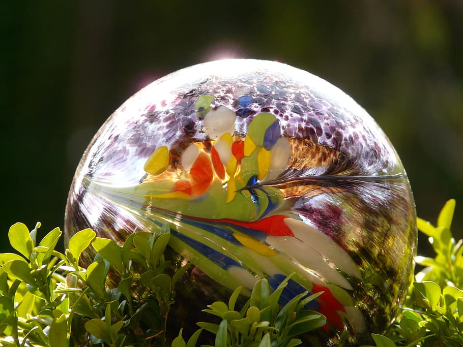 ball, decoration, garden, oracle, forward, gloss, glitter, mysticism HD wallpaper