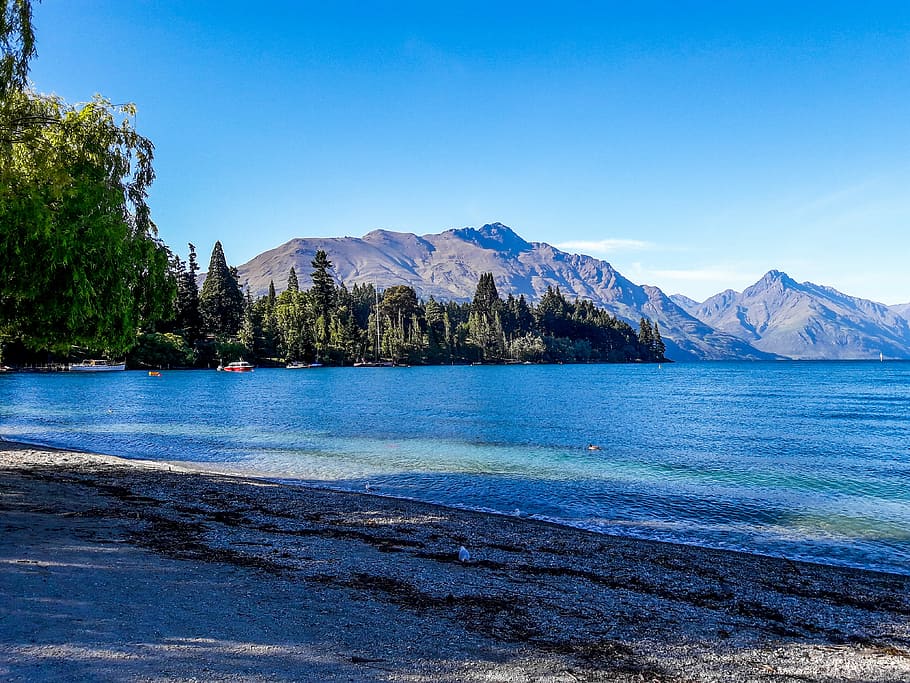 New Zealand, Landscape, Alps, Mountain, lake, nature, hautes alpes, HD wallpaper