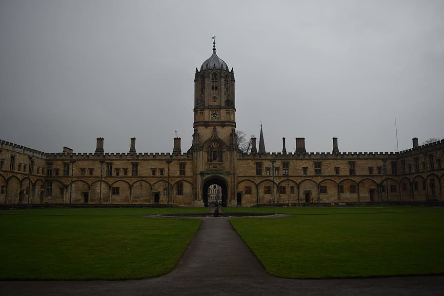 brown building, architecture, infrastructure, tower, sky, england HD wallpaper