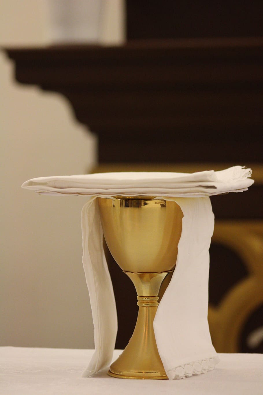 chalice, mass, catholic, indoors, table, close-up, no people HD wallpaper