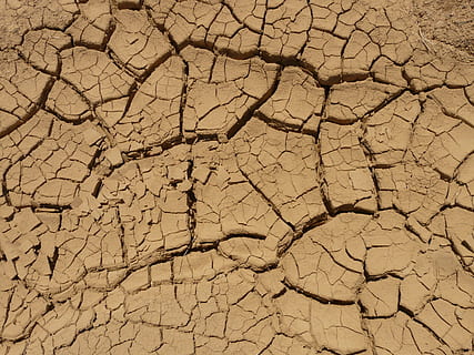 pile of dirt, ground, dry, parched, desert, crack, column, death valley HD wallpaper