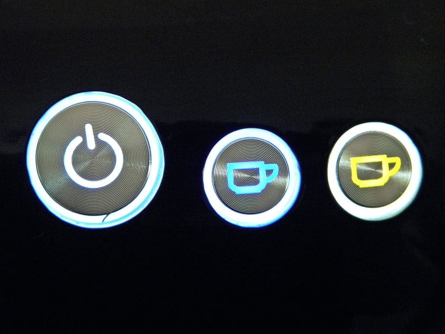 Buttons, Tea, Tassimo, operating elements, operation, navigation elements HD wallpaper