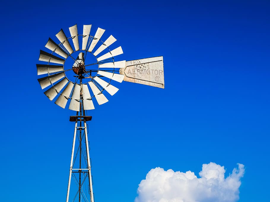 windmill, farm, water, countryside, rural, agriculture, cyprus HD wallpaper