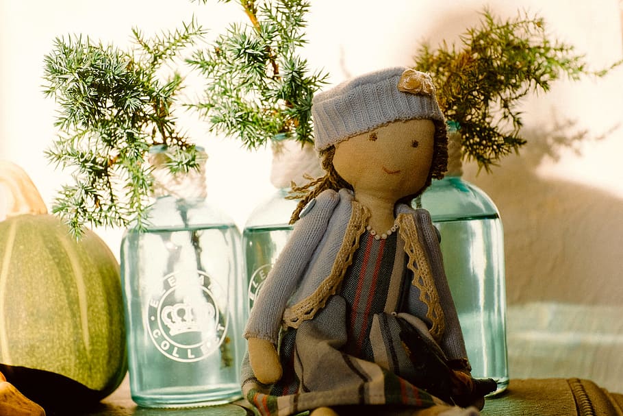 Handmade doll, objects, christmas, decoration, celebration, no People HD wallpaper