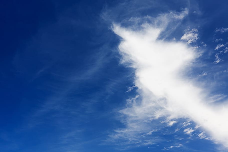 Air, Atmosphere, Background, blue, climate, cloud, cloudscape HD wallpaper