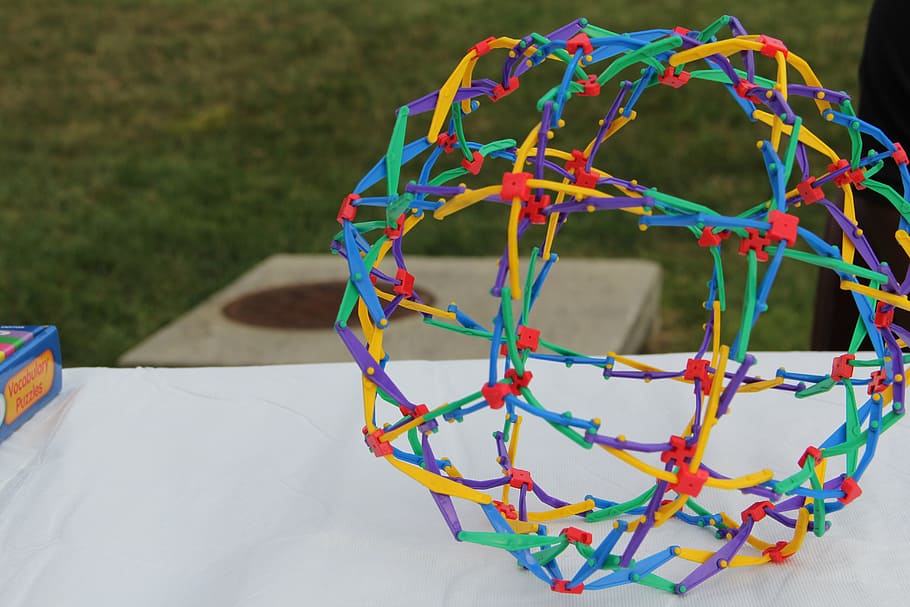 Hoberman's sphere toy], science, globe, technology, multi colored HD wallpaper