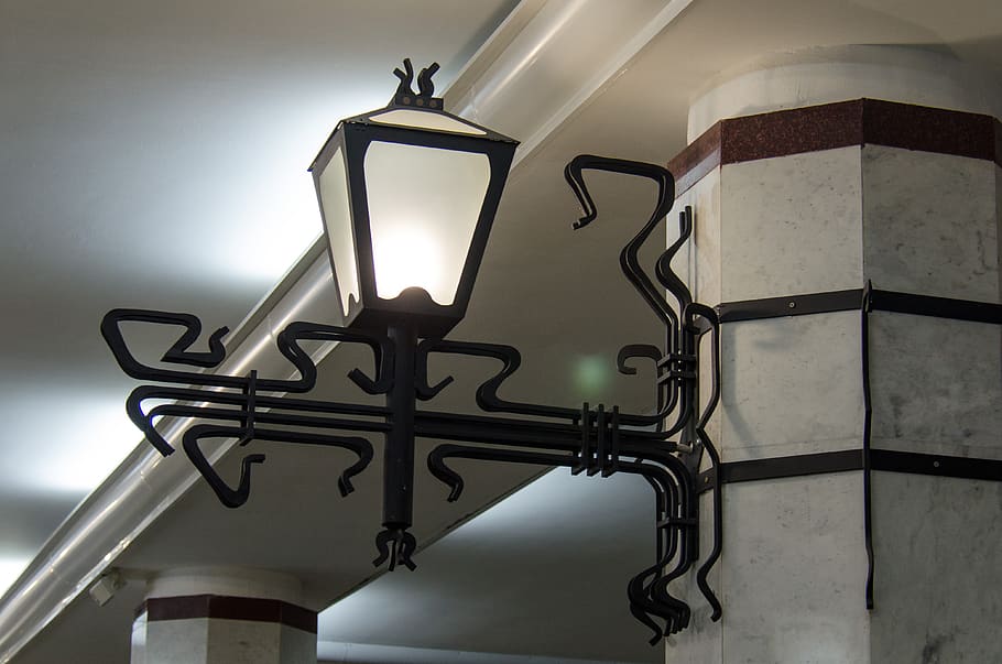 lantern, post, light, city, metro, samara, indoors, no people HD wallpaper