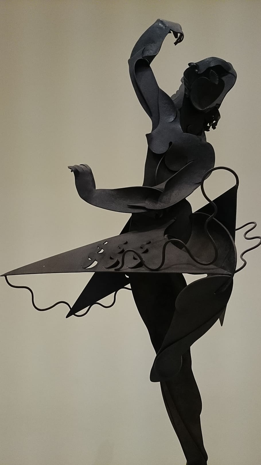 ballerina figurine, dance, metal, figure, art, museum, movement, HD wallpaper