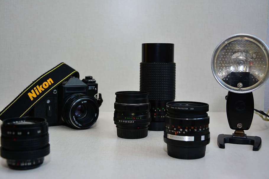 Foto, Nikon, Old, Camera, photography themes, camera - photographic equipment HD wallpaper