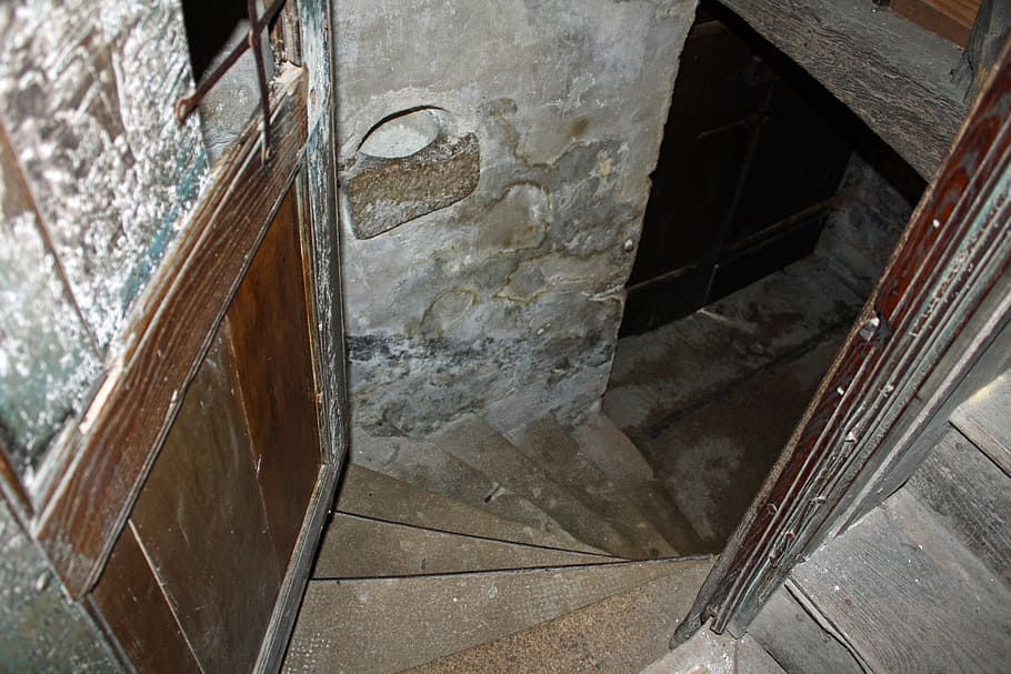 stairs, ancient, churches, interior, old, stones, hard, surfaces HD wallpaper