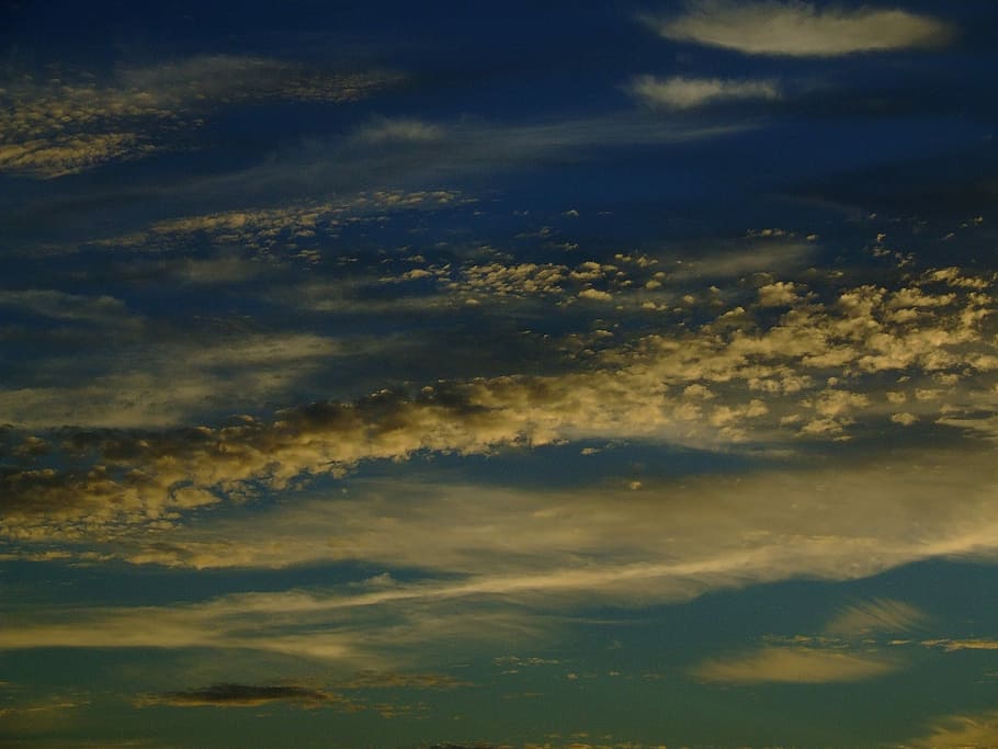 Clouds, Sky, Blue, nature, beauty in nature, scenics, tranquility HD wallpaper