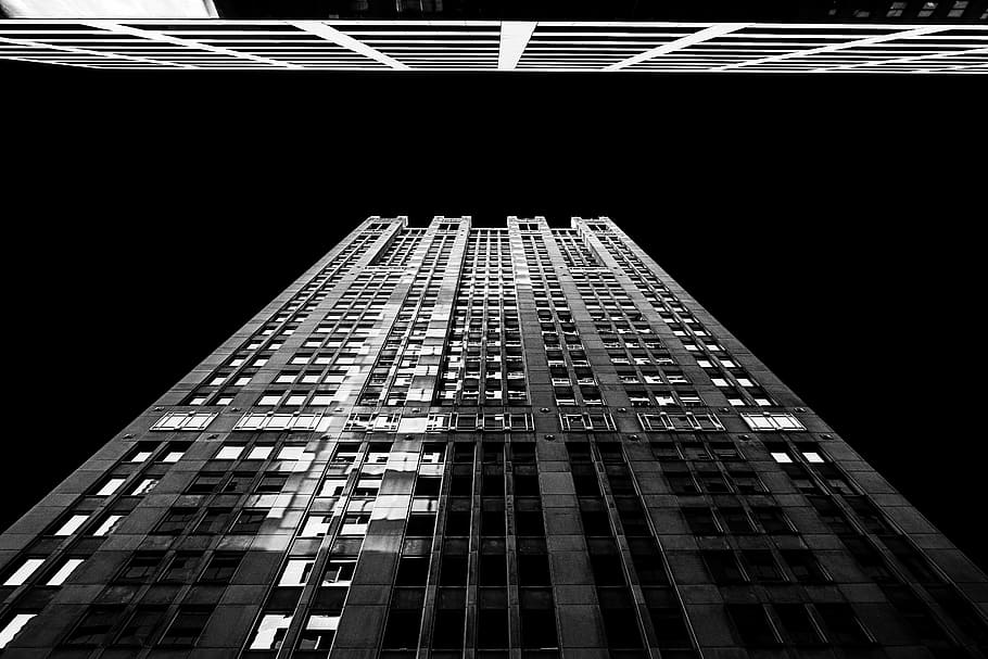 worm's-eye view of building, architecture, infrastructure, establishment HD wallpaper
