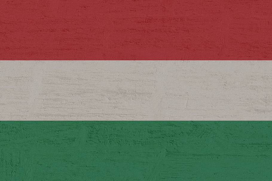 hungary, flag, backgrounds, wall - building feature, architecture HD wallpaper