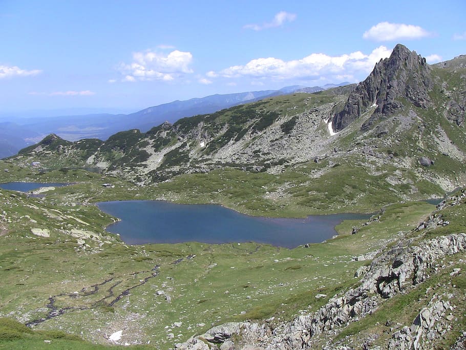 lake, bulgaria, mountain, rila, seven, nature, landscape, water, HD wallpaper