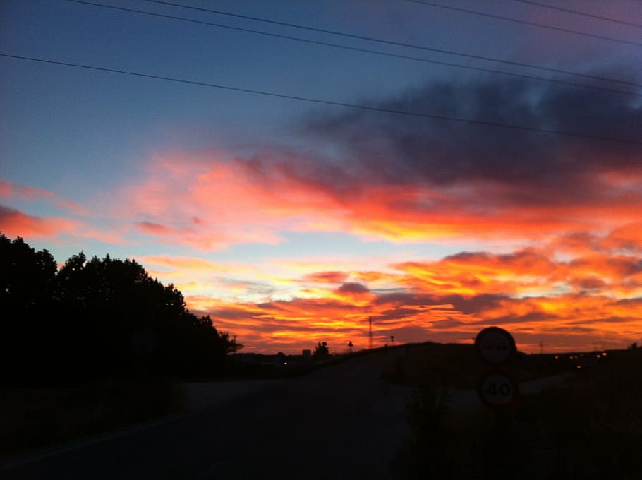 sunrise, dawn, sky, sunset, nature, dusk, outdoors, cloud - sky HD wallpaper