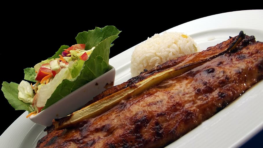 fish, grilled, restaurant, lunch, delicious, cuisine, fillet HD wallpaper