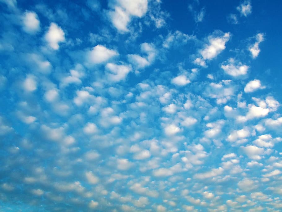 Sky, Clouds, Unbelievable, blue, landscape, cotton clouds blue HD wallpaper
