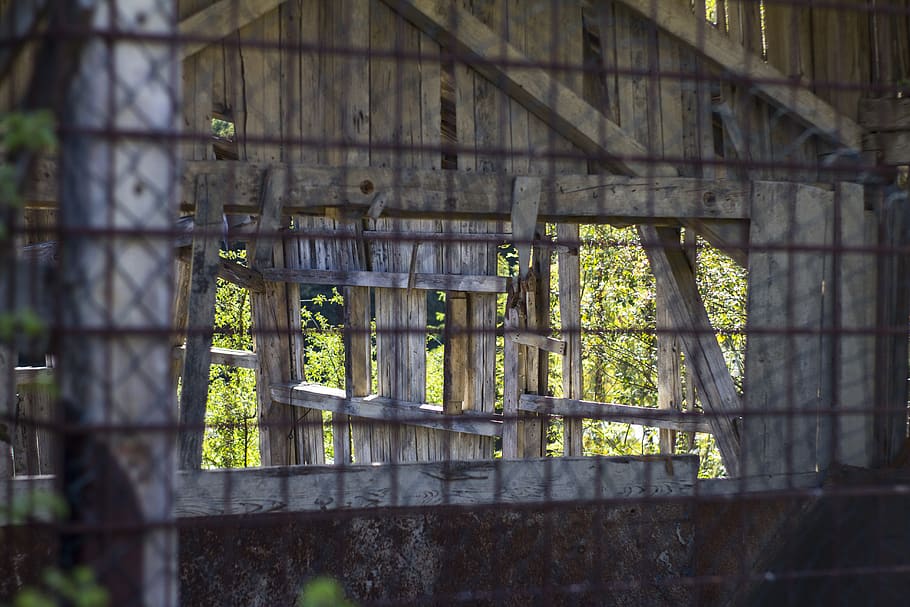 abandoned, window, old, architecture, building, expression HD wallpaper