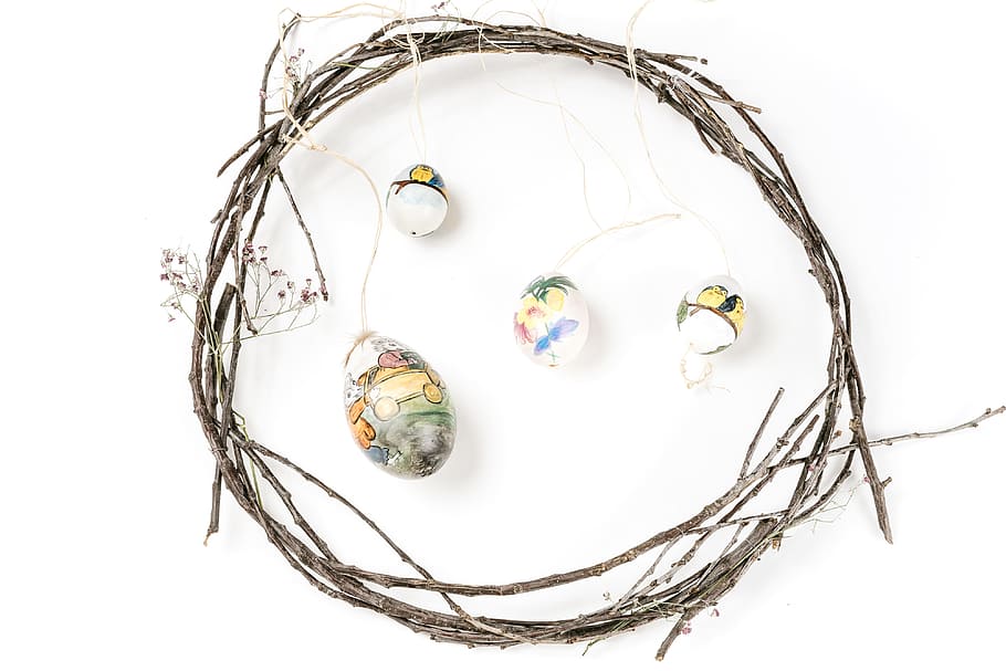 Minimalistic Easter Background, concepts And Ideas, decoration HD wallpaper