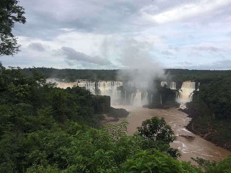 Iguazu, Waterfall, Brazil, Nature, Falls, argentina, unesco