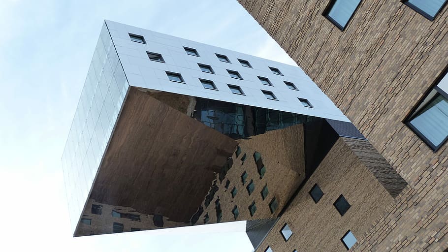 Architecture, Berlin, Mirroring, building exterior, built structure HD wallpaper