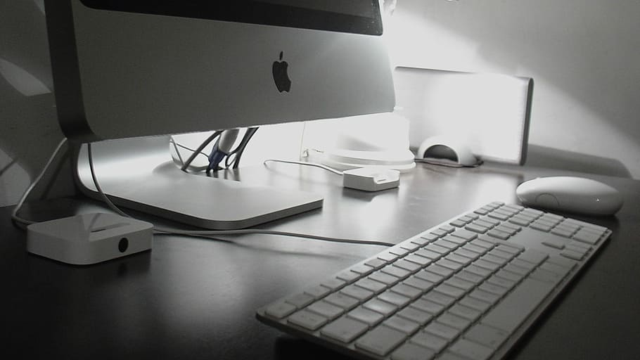Computer, Mouse, Keyboard, Technology, business, office, indoors HD wallpaper