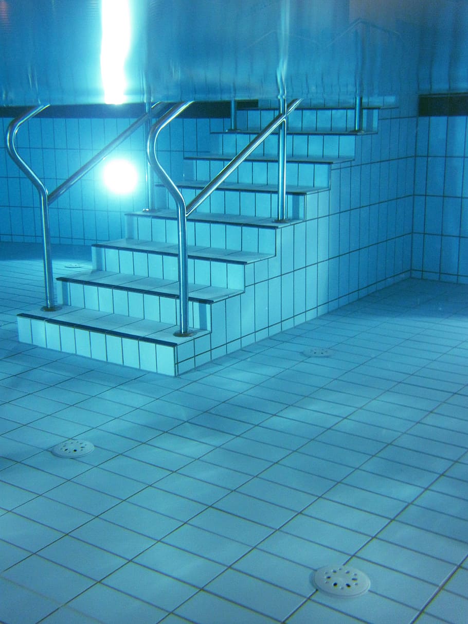 Bottom, Clean, Clear, Floor, blue, deep, liquid, pattern, pool HD wallpaper