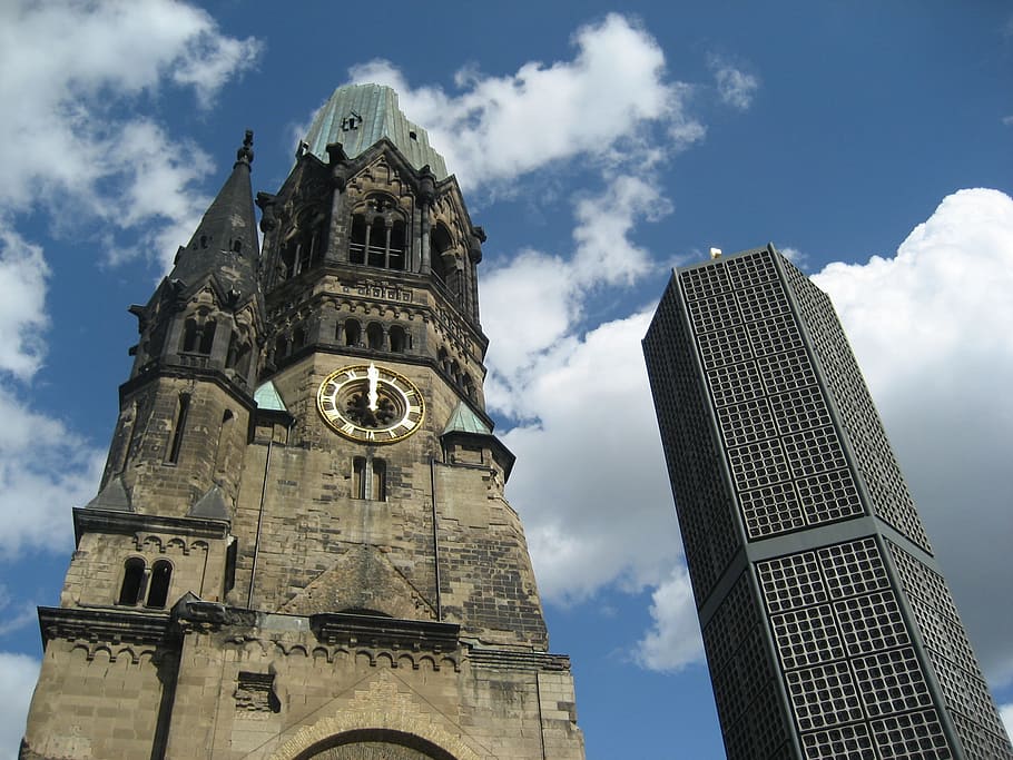 berlin, architecture, tower, symbol, house, church, building exterior HD wallpaper