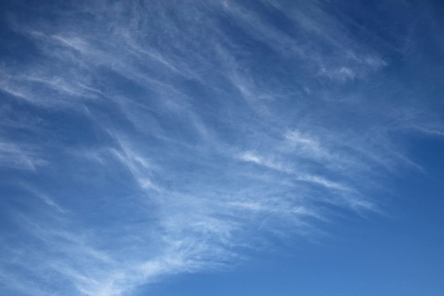 wispy clouds, cloudscape, skyscape, nature, weather, bright HD wallpaper