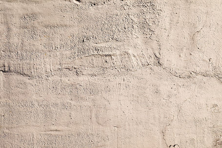 white concrete wall, old wall, concrete background, cement, paint, HD wallpaper