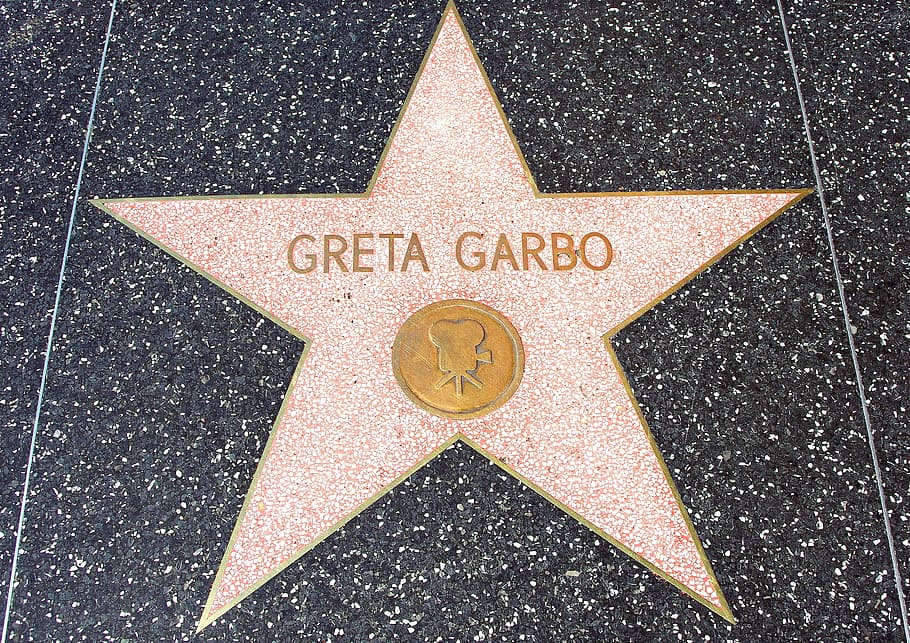 Greta Garbo hall of fame, los angeles, california, star, cinema