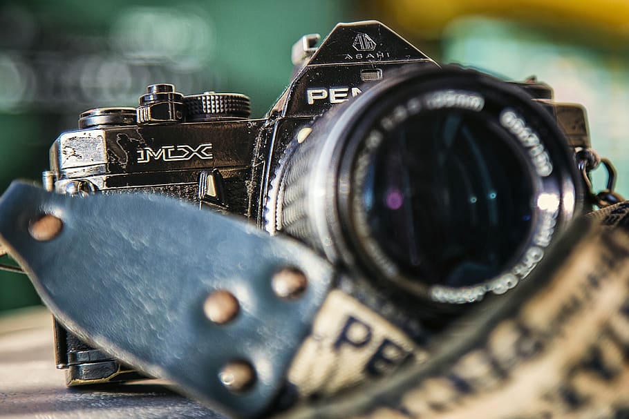 pentax, machine ftografica, old, roll, photography themes, camera - photographic equipment HD wallpaper